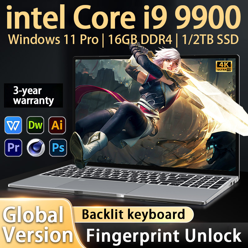 Gaming Keyboard 2026 - Ordinateur portable 2026, 15,6 pouces, Windows
