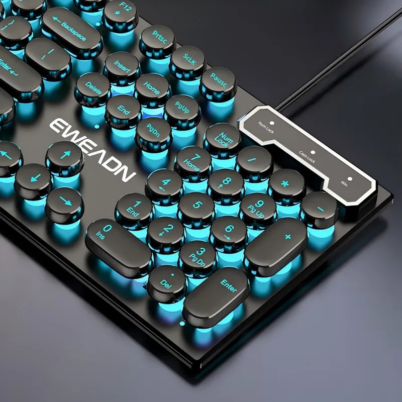 Gaming Keyboard Nearby - Ensemble clavier et souris rétro-punk à