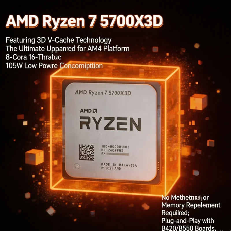 Amd Cpu Ryzen 7 - Nouveau processeur AMD Ryzen 7 5700X3D