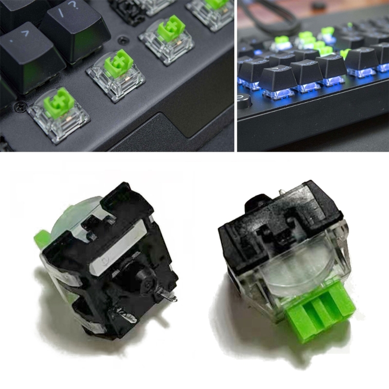Gaming Keyboard No Rgb - Commutateurs RVB verts pour clavier mécanique