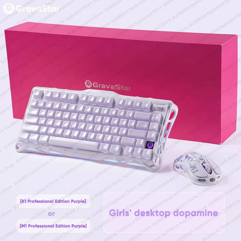 Gaming Keyboard No Rgb - Souris sans fil GravaStar M1 M2