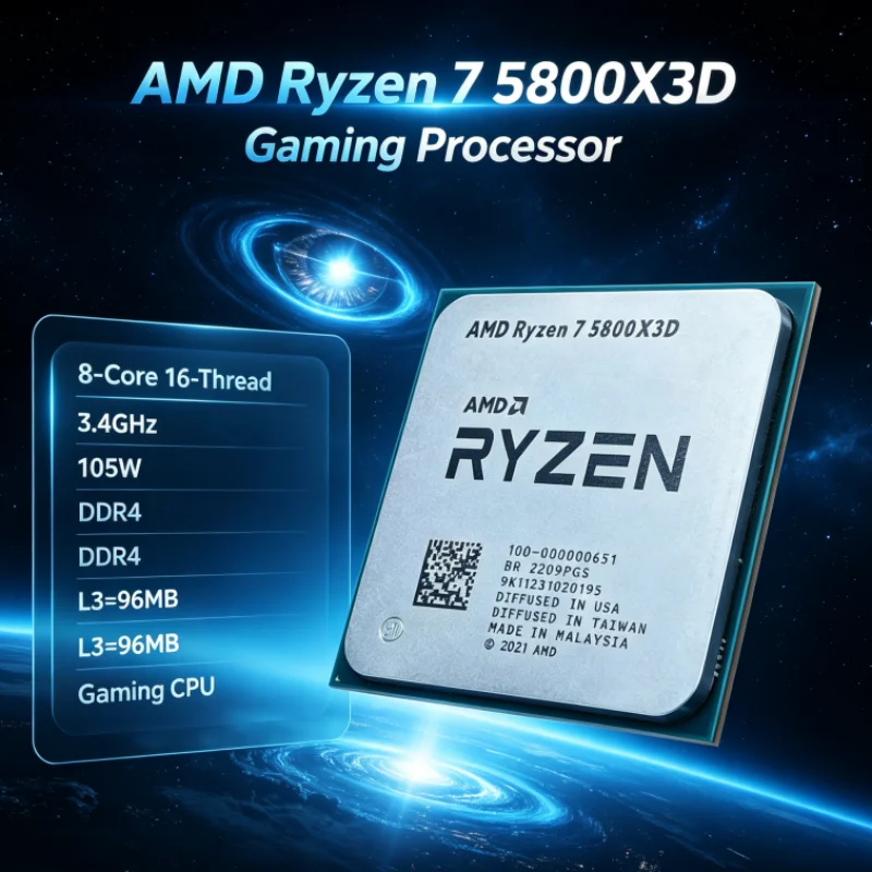 Amd Cpu Ryzen 7 - Processeur AMD R7 5800X3D 96 Mo