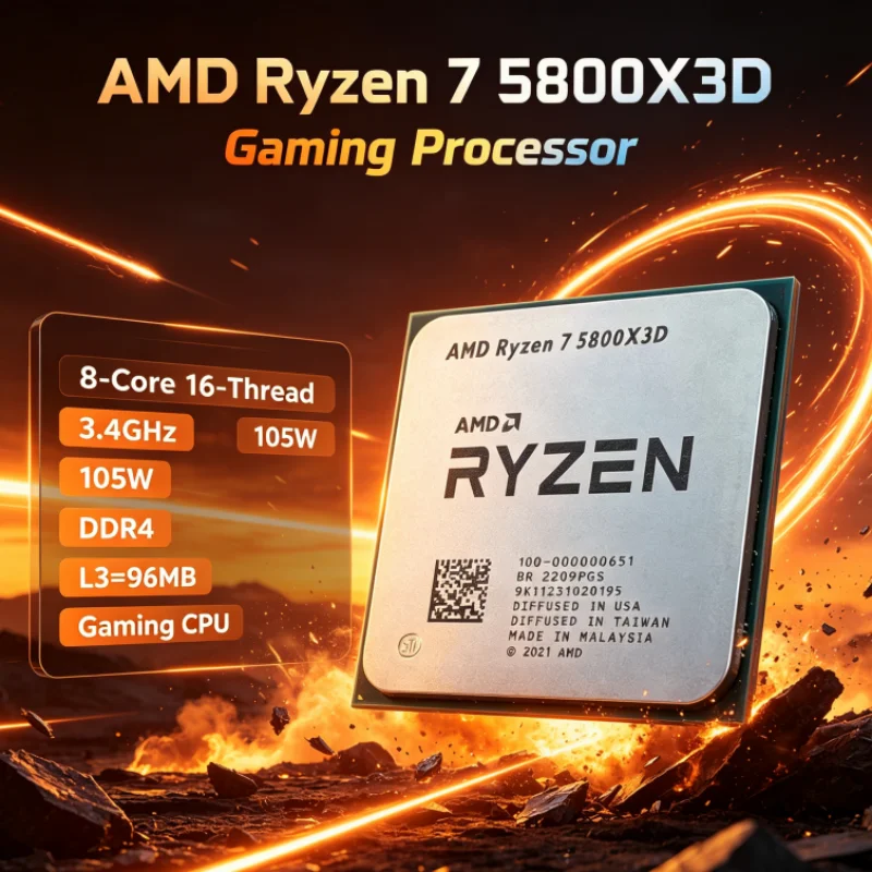 Processeur AMD R7 5800X3D 96 M - Amd Cpu Ryzen 7 avis et prix