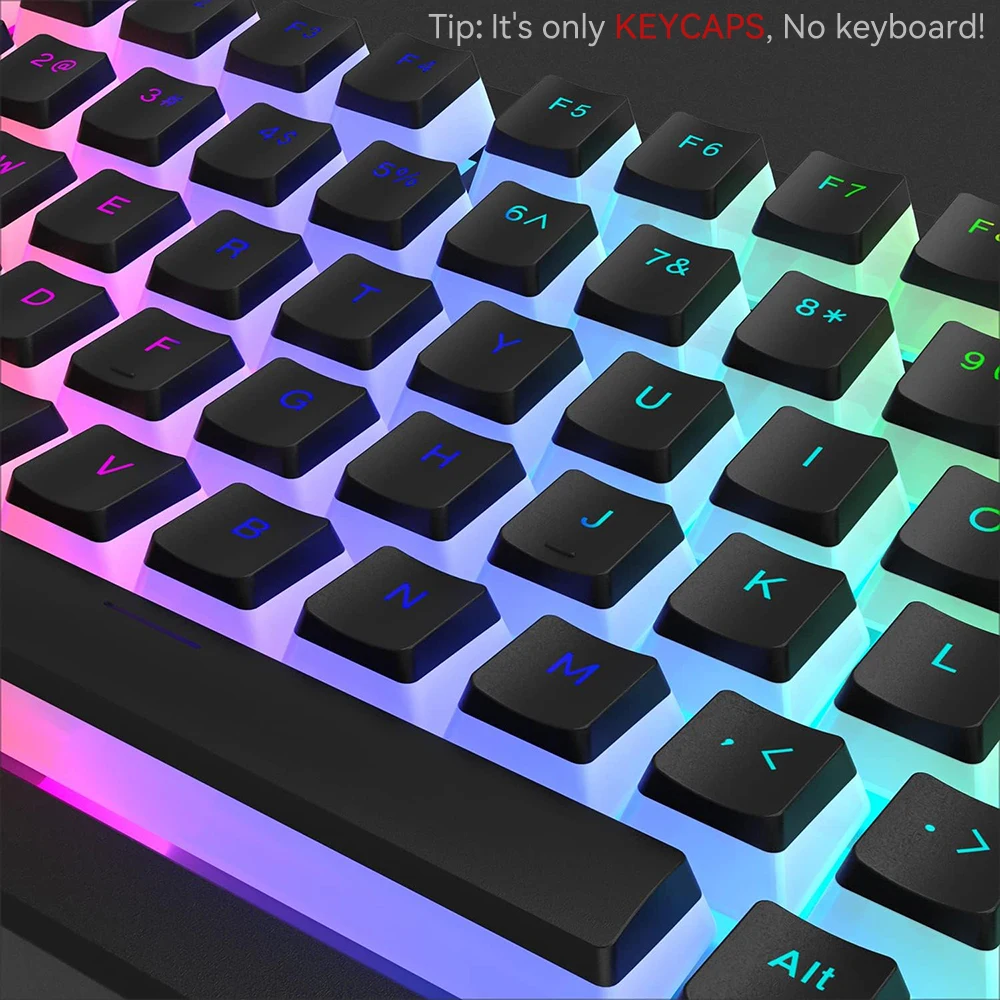 Nouveau Pudding PBT Keycaps 12 - Keyboard Gaming Blue Switch avis et prix