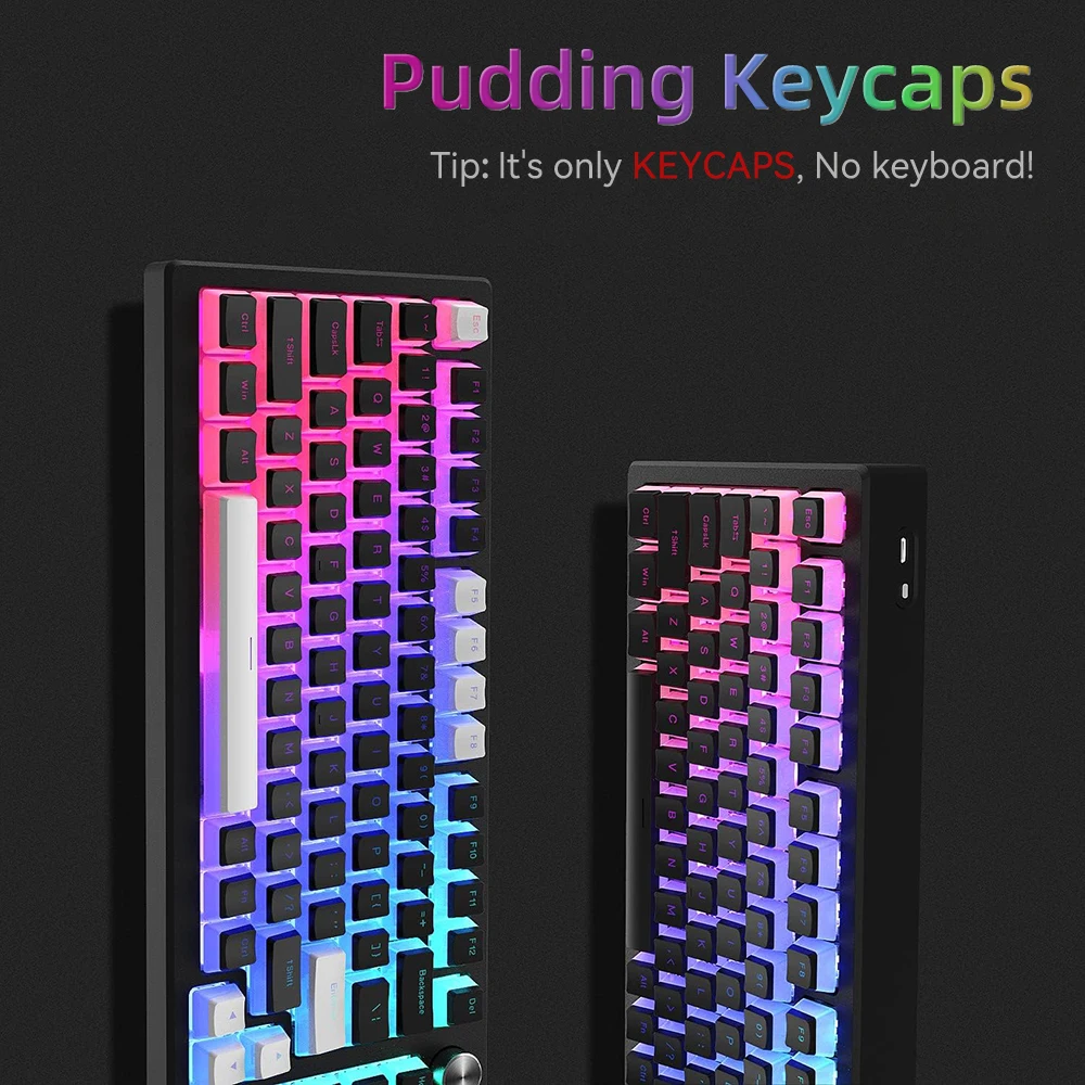 Nouveau Pudding PBT Keycaps 12 - Keyboard Gaming Blue Switch avis et prix