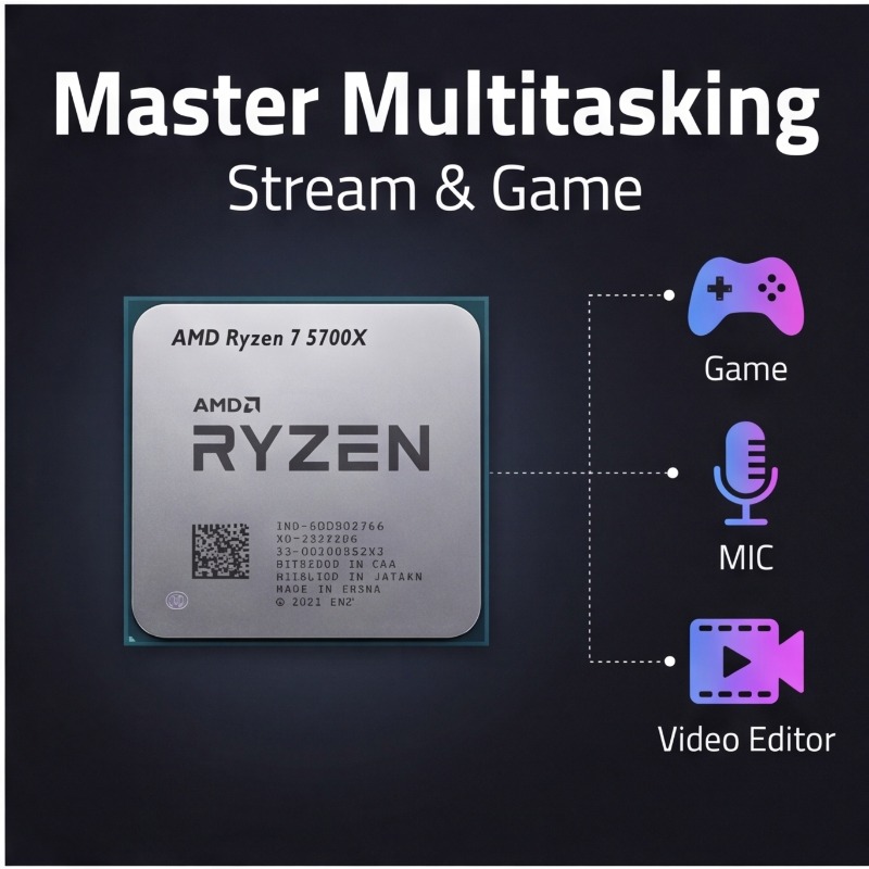 Processeur AMD Ryzen 7 5700X p - Amd Cpu Ryzen 7 avis et prix