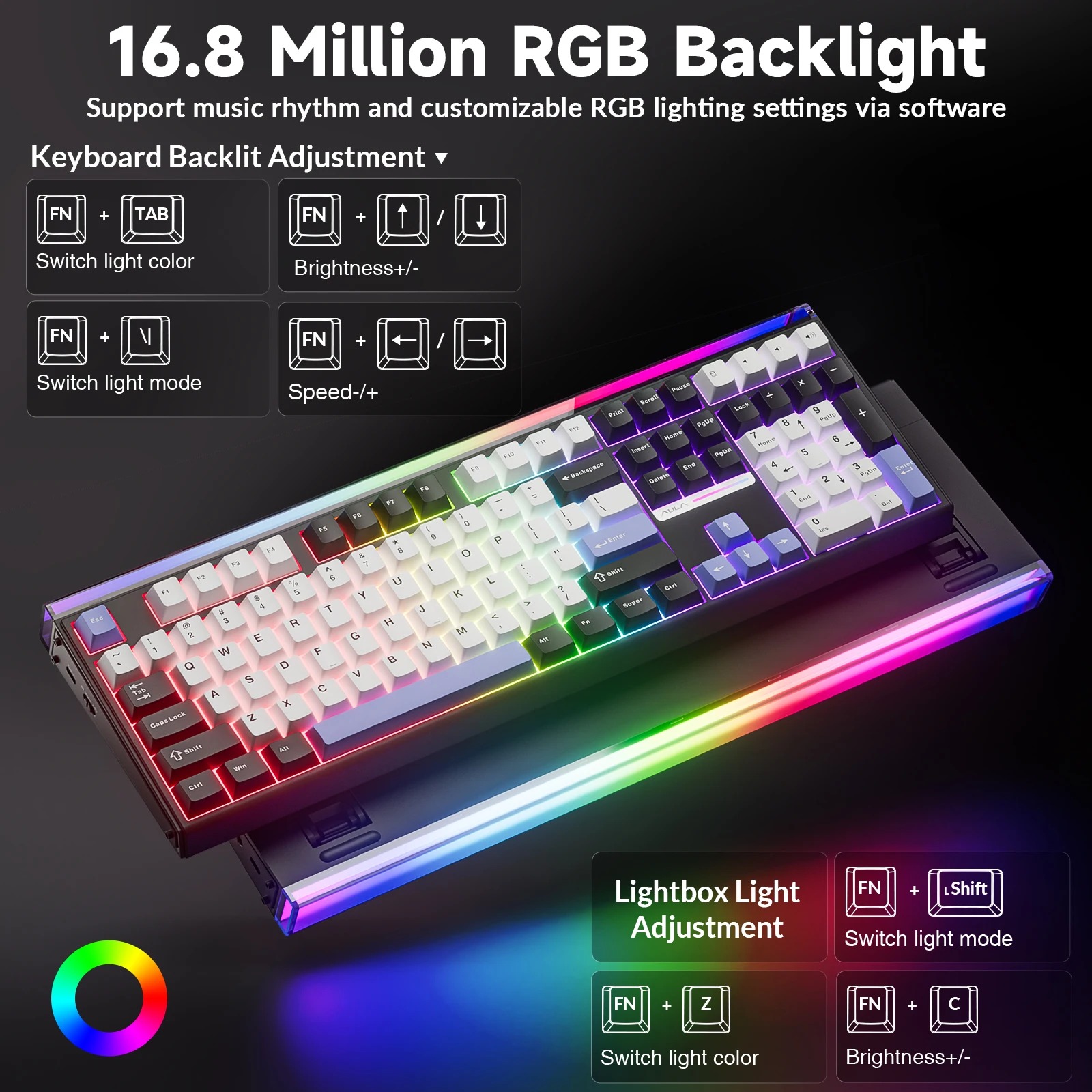 AULA H108 – clavier mécanique  - Gaming Keyboard Hot Swappable avis et prix