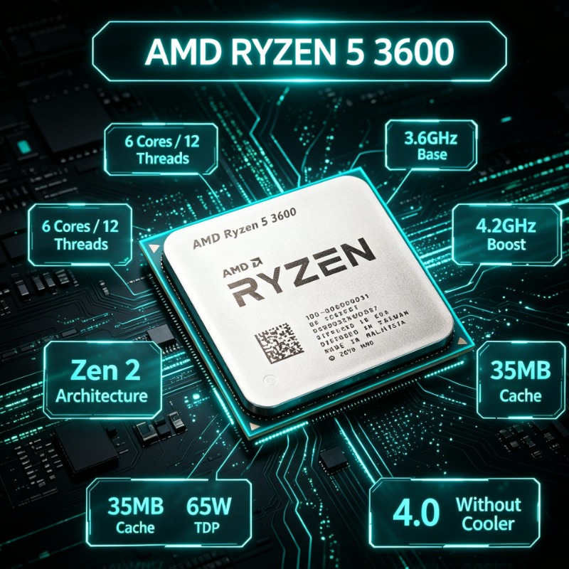 Processeur de rendu 3D AMD Ryz - Amd Cpu Ryzen 7 avis et prix