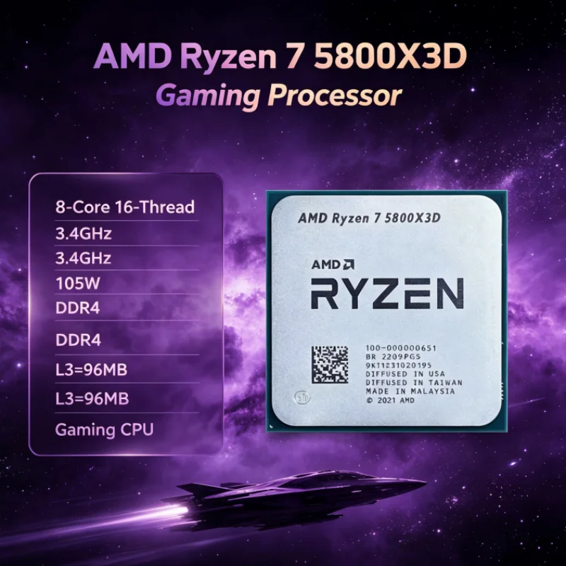 Processeur AMD R7 5800X3D 96 M - Amd Cpu Ryzen 7 avis et prix