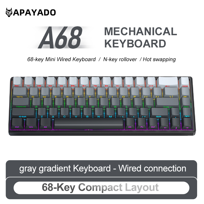 Clavier mécanique filaire APAY - Keyboard Gaming Blue Switch avis et prix